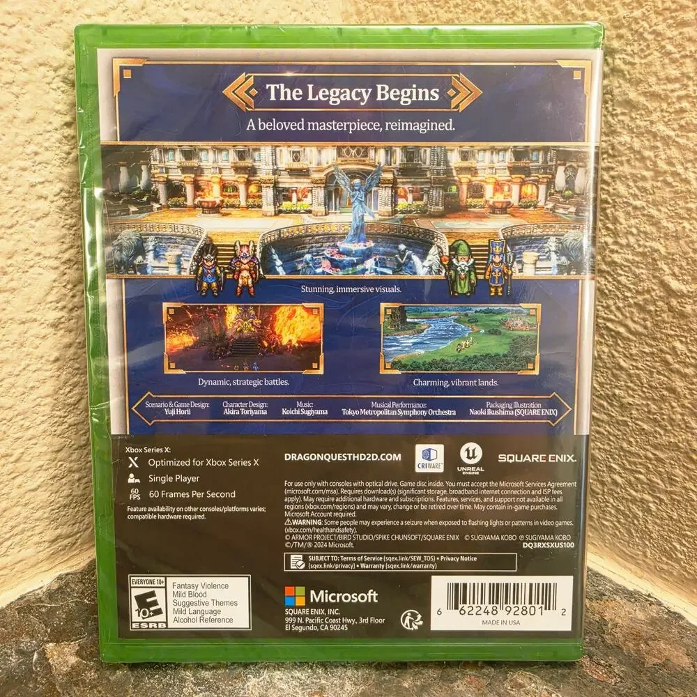 Game - Dragon Quest III HD-2D Remake (NEW) - Xbox Series X - Square-Enix